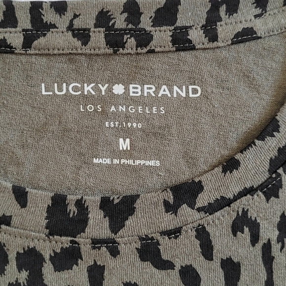 Lucky🍀 Brand Leopard🐆 Print Top - Picture 4 of 13